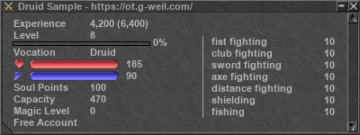 Signature for player Druid Sample