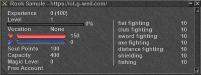 Signature for player Rook Sample